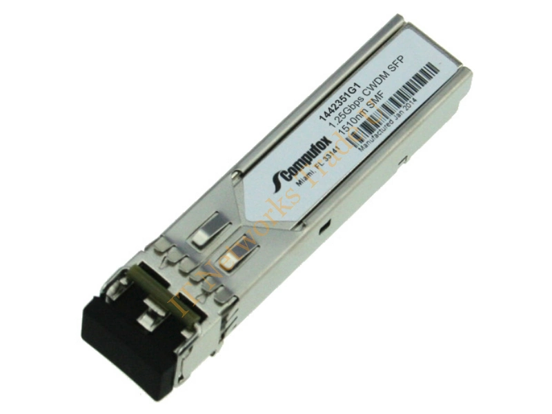 1442351G1 Adtran 1Gbps 1000Base-CWDM Single-mode 50km 1510nm LC Duplex Connector SFP Transceiver Module