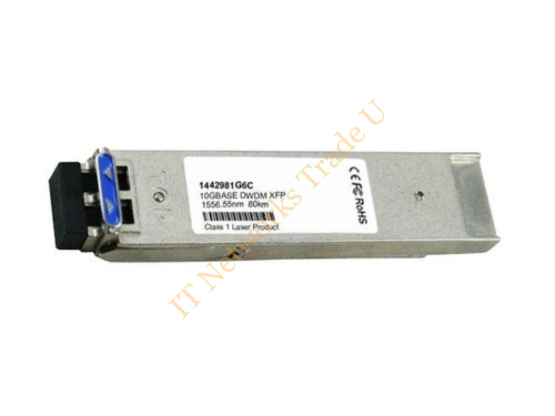 1442981G6C Adtran 10Gbps 10GBase-DWDM Single-mode Fiber 80km 1556.56nm Wavelength XFP Transceiver Module