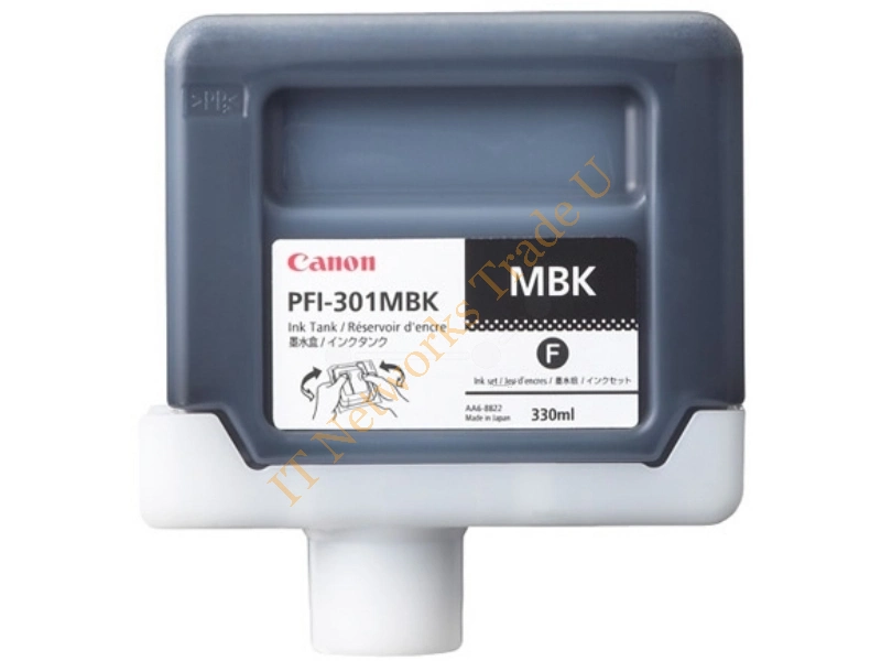 1485B001 - Canon 1485B001 (PFI-301 MBK) Ink cartridge black matt, 330ml Printer