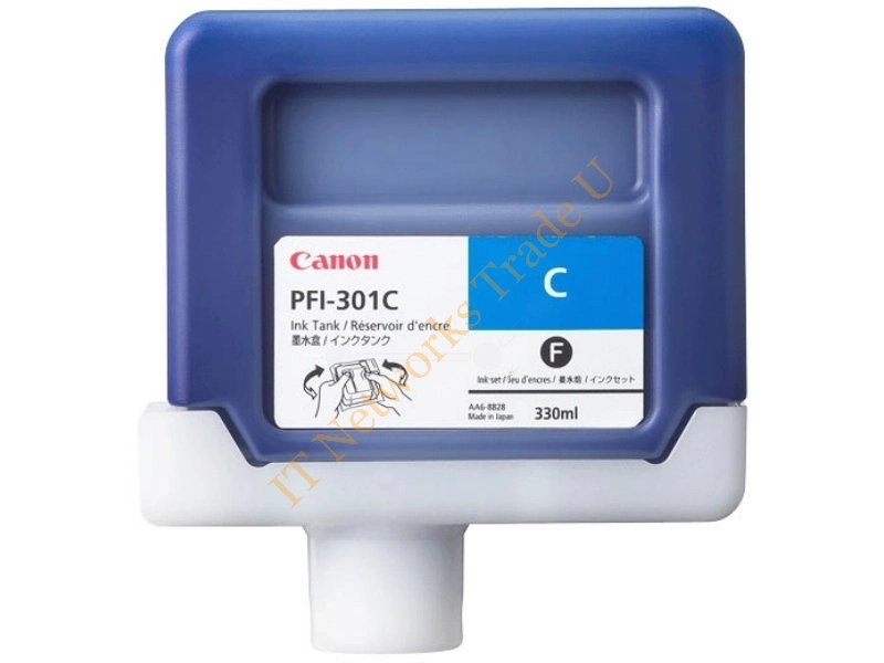 Canon 1487B001 (PFI-301 C) Ink cartridge cyan, 330ml Printer
