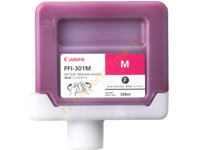 1488B001AA - Canon 1488B001 (PFI-301 M) Ink cartridge magenta, 330ml Printer