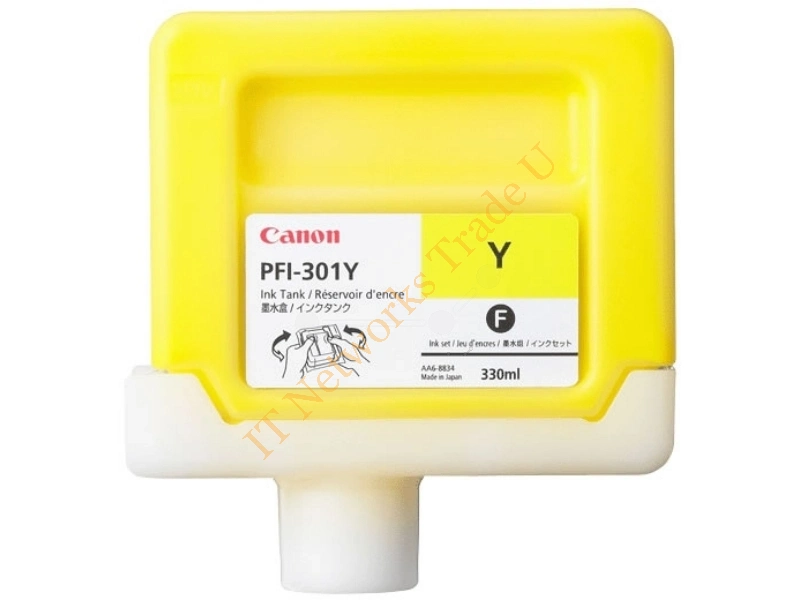 Canon 1489B001 (PFI-301 Y) Ink cartridge yellow, 330ml Printer