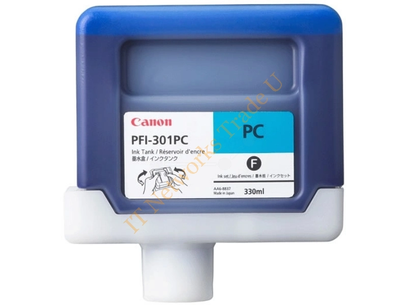 Canon 1490B001 (PFI-301 PC) Ink cartridge bright cyan, 330ml Printer