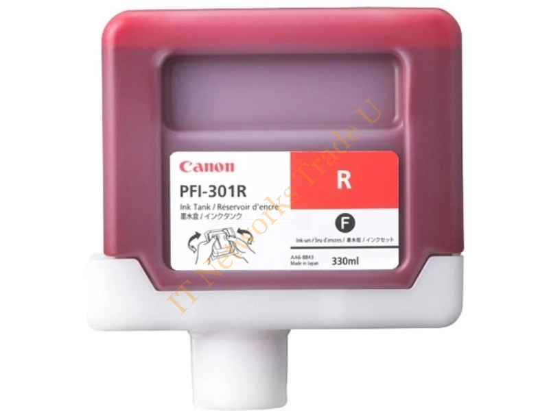 1492B001AA - Canon 1492B001 (PFI-301 R) Ink cartridge red, 330ml Printer