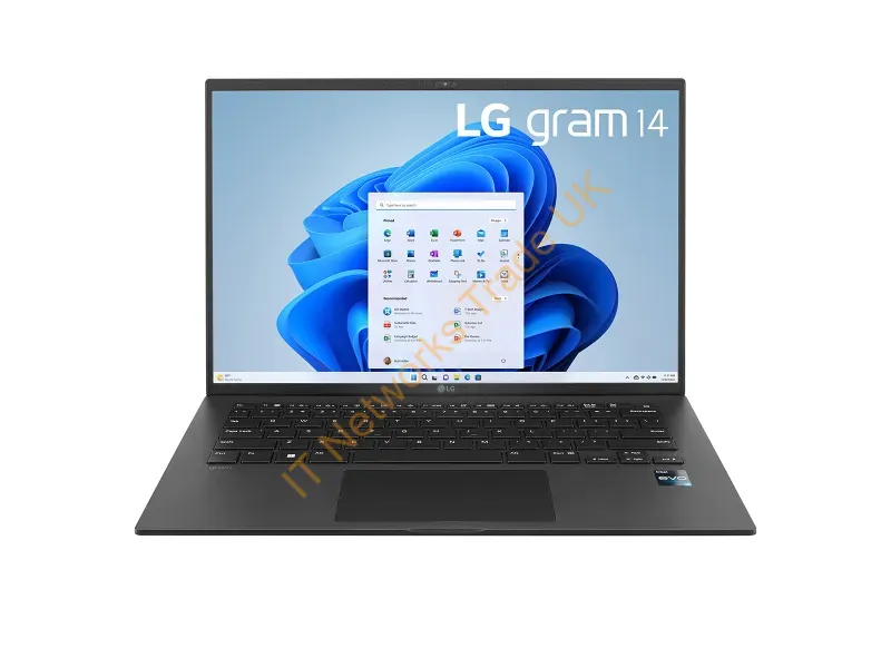 14Z90R-Q.APB4U1 - Lg Gram 14Z90R Intel Core I5 I5-1350P Laptop 14" Wuxga 16 Gb Lpddr5-Sdram 256 Gb Ssd Wi-Fi 6E (802.11Ax) Windows 11 Pro Black