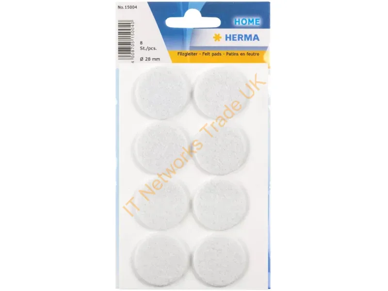 15004 - HERMA 15004 furniture floor protector mat White