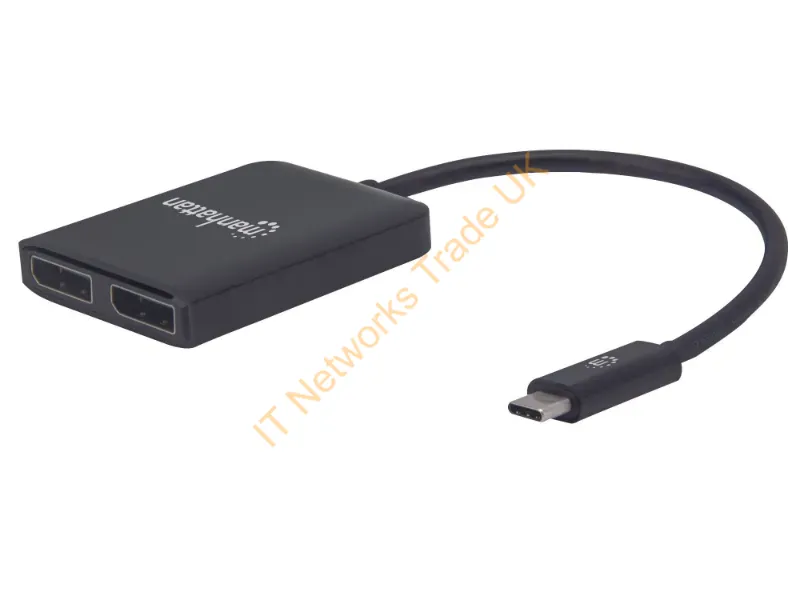 152952 - Manhattan 152952 Usb Graphics Adapter 3840 X 2160 Pixels Black