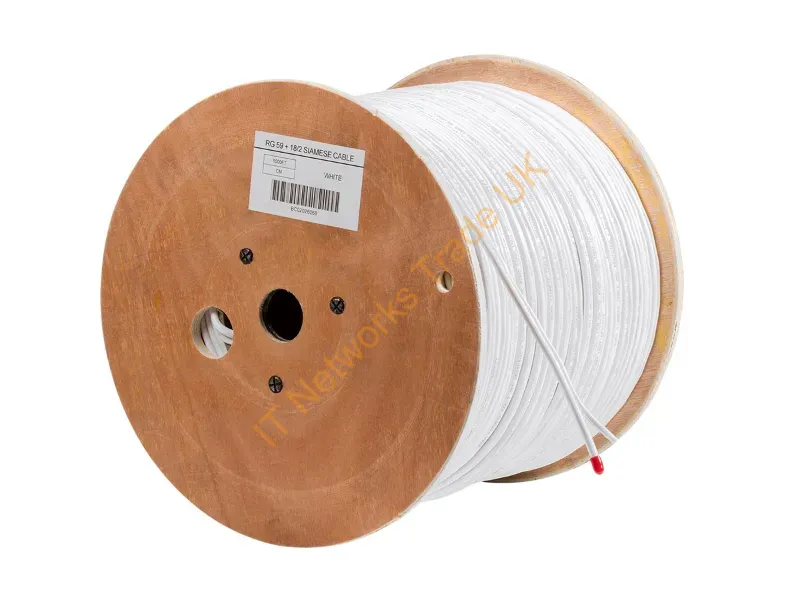 15406 - Monoprice 15406 Power Cable White 12000" (304.8 M)