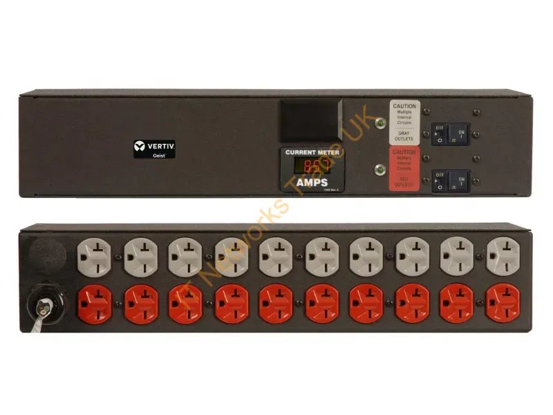 15409VH - Vertiv Geist 2Xpra200-103D20Tl6 Power Distribution Unit (Pdu) 20 Ac Outlet(S) 0U Black