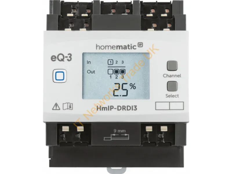 154434A0 - Homematic IP HMIP-DRDI3 DIN rail-mounted Dimming actuator 3 channels