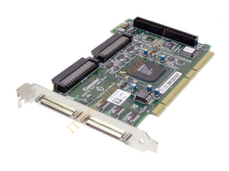 154456-001 HP Single Channel 64-bit 66MHz PCI Ultra3 SCSI Controller Card for ProLiant Server with Standard Bracket RAID Controller