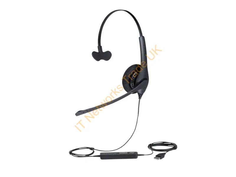 1553-0159 - Jabra Biz 1500 Headset Wired Head-Band Office/Call Center Bluetooth Black