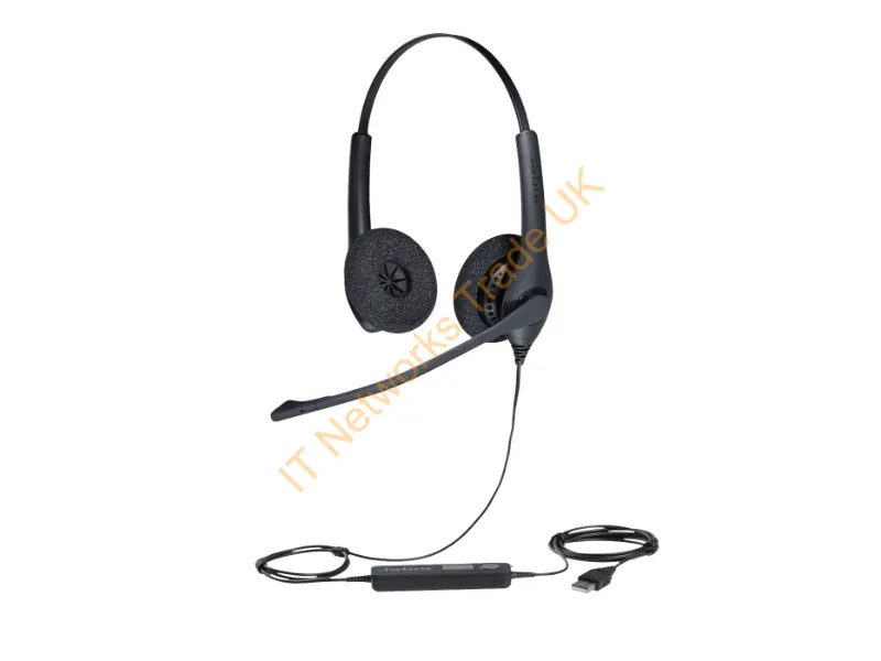 1559-0159 - Jabra Biz 1500 Headset Wired Head-Band Office/Call Center Usb Type-A Bluetooth Black