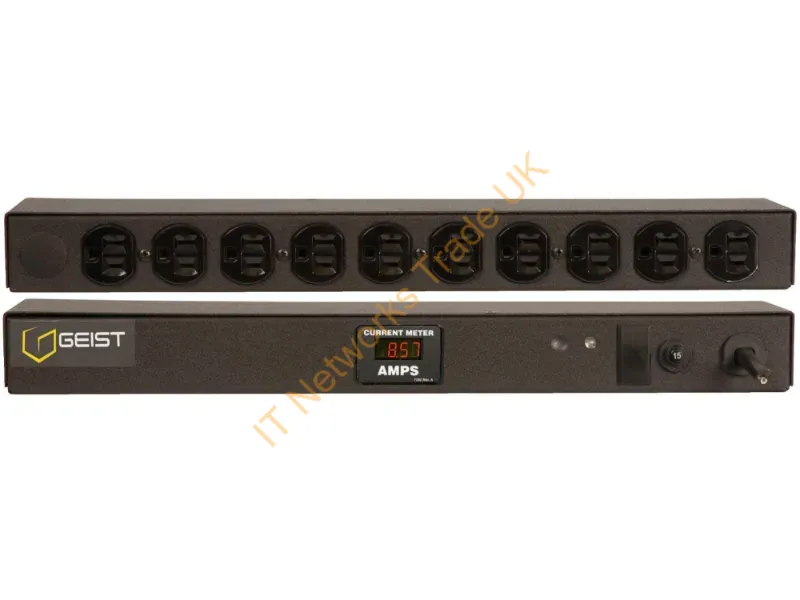 15937 - Vertiv Geist Brfan100-10 Power Distribution Unit (Pdu) 10 Ac Outlet(S) 0U Black