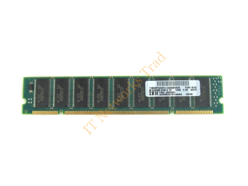 15R7433 IBM 512MB DDR2-667MHz PC2-5300 ECC Unbuffered CL5 240-Pin DIMM Dual Rank Memory Module Server Memory