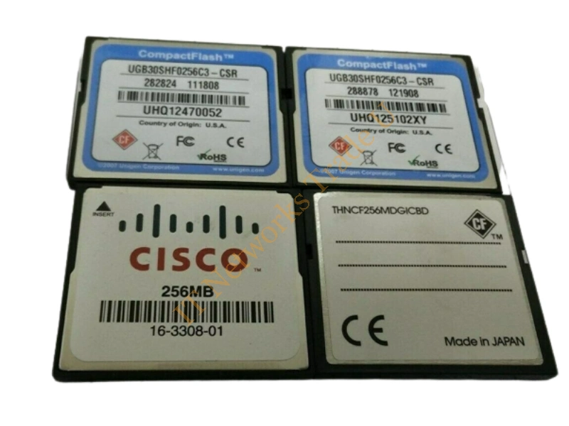 16-3308-01 Cisco 256MB CompactFlash (CF) Memory Card for ASA 5500