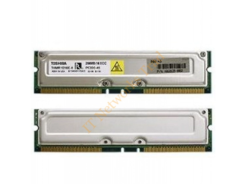 161454-001 HP / Compaq 256MB RDRAM-800MHz PC800 ECC 184-Pin RIMM Rambus Memory Module