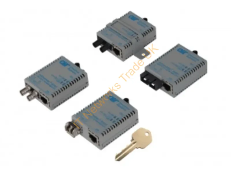 1631-1-6 - Omnitron Miconverter S-Series Network Media Converter 1000 Mbit/S Single-Mode Gray