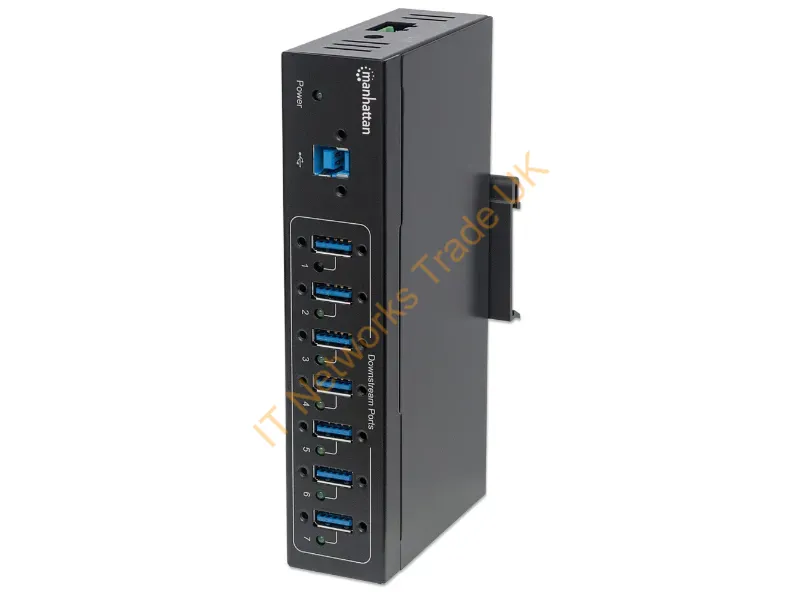 164405 - Manhattan 164405 Interface Hub Usb 3.2 Gen 1 (3.1 Gen 1) Type-B 5000 Mbit/S Black