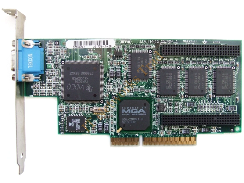 16551-745-0914 Matrox 4MB AGP with VGA Output Video Graphics Card