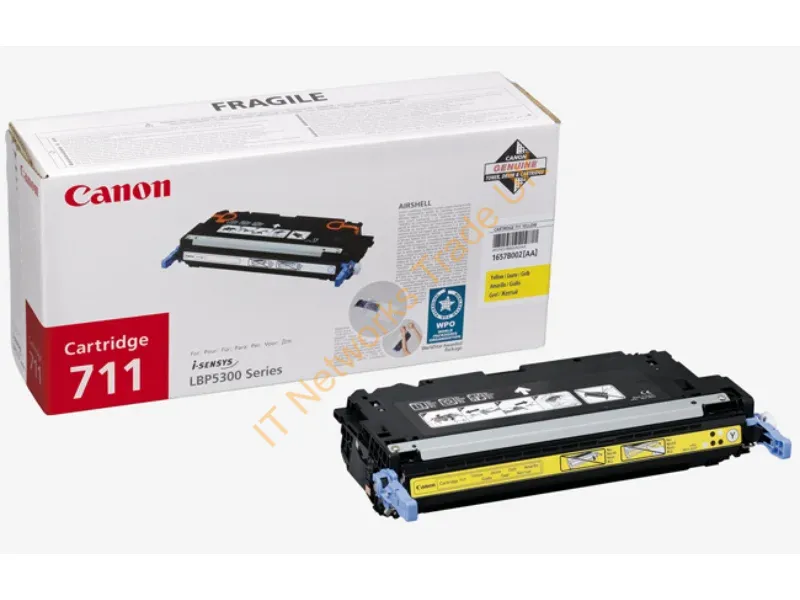 Canon 1657B002 (711Y) Toner yellow, 6K pages Accessory