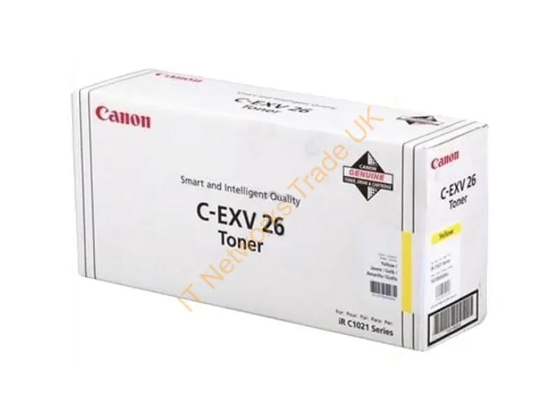 Canon 1657B006 (C-EXV 26) Toner yellow, 6K pages @ 5% coverage Accessory