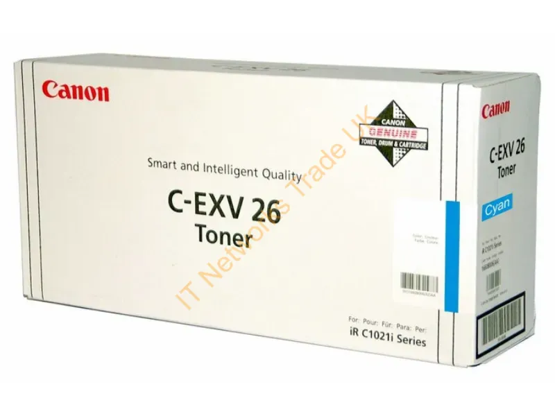 Canon 1659B006 (C-EXV 26) Toner cyan, 6K pages @ 5% coverage Accessory