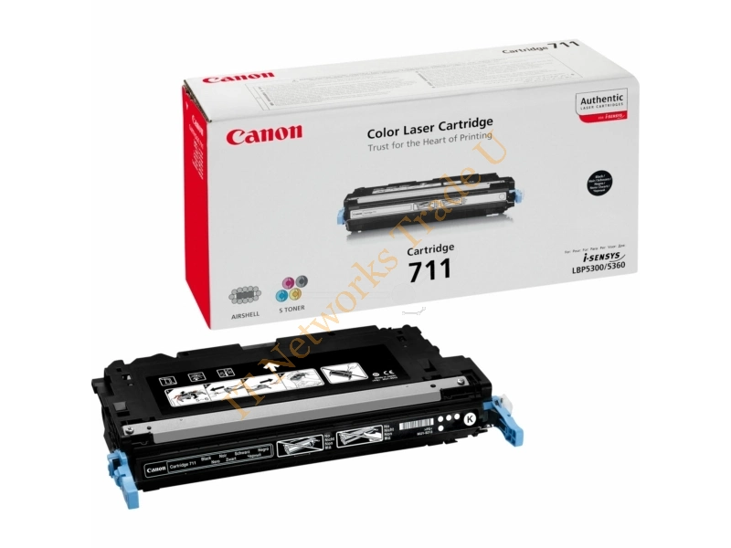 Canon 1660B002 (711BK) Toner black, 6K pages Accessory