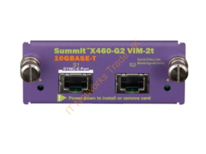 16712 - Extreme Networks X460-G2 Vim-2T Network Switch Module 10 Gigabit Ethernet