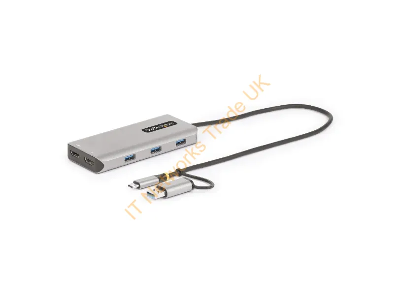 167B-USBC-MULTIPORT - Startech.Com 167B-Usbc-Multiport Laptop Dock/Port Replicator Wired Usb 3.2 Gen 1 (3.1 Gen 1) Type-C Silver