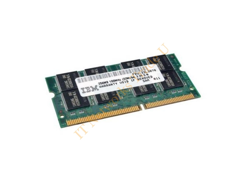 16P6327 IBM 256MB 100MHz PC100 non-ECC Unbuffered CL2 144-Pin SoDimm Memory Module Laptop Memory