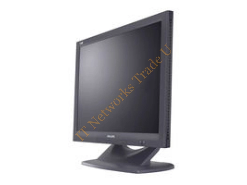 170B4 Philips monitor 17 Inch LCD Monitor 17 Inch Flat Panel LCD Monitor Dvi & Vga Connections Silver Black Avi Or Vga Cable