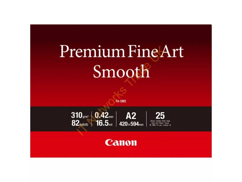 1711C016 - Canon FA-SM2 photo paper A2 White Smooth