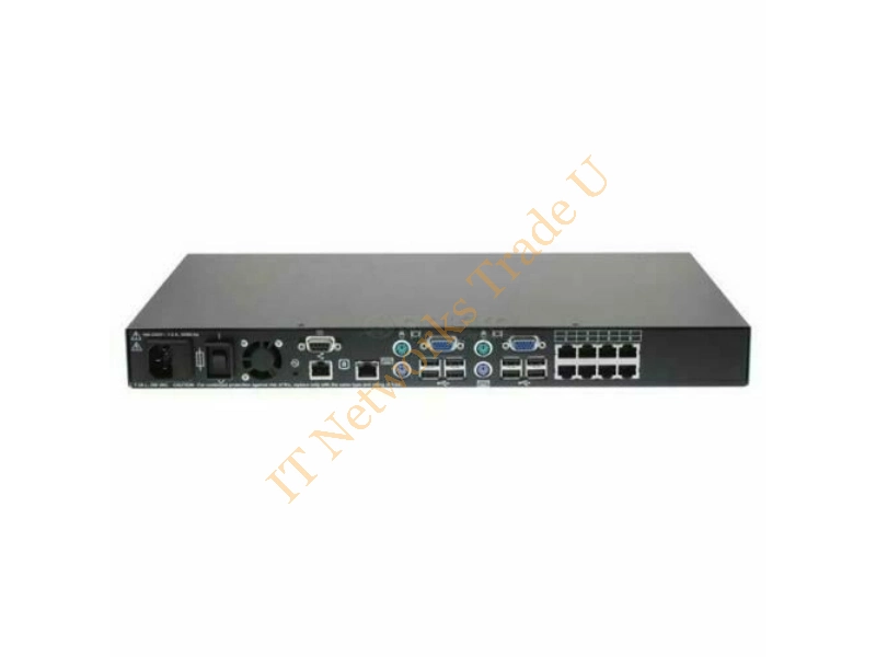 17351GX IBM 2X8 Local Console Manager KVM Switch CAT5 8-Ports 2 Local USERS 1 U Rackmountable