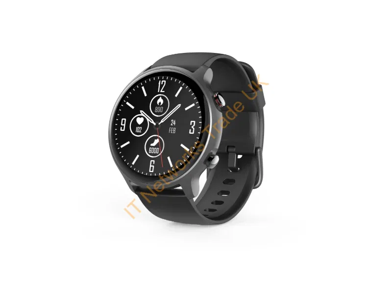 178610 - Hama Fit Watch 6910 3.25 cm (1.28") LCD 46 mm Digital Touchscreen Grey GPS (satellite)