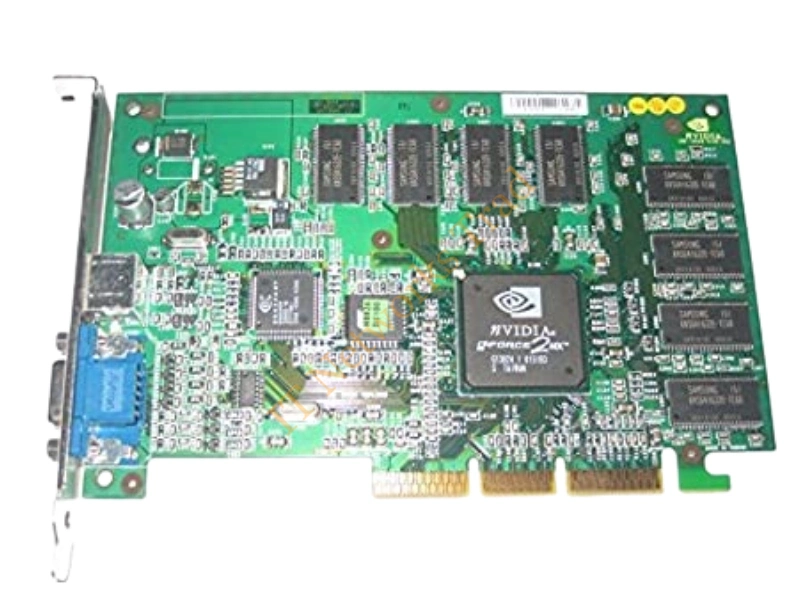 180-10036-0100 nVidia GeForce2 Mx 64MB AGP with VGA and S-video Ports Video Graphics Card