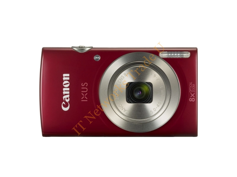 1809C009 - Canon Digital IXUS 185 Compact camera 20MP 1/2.3" CCD 5152 x 3864pixels Red Cable