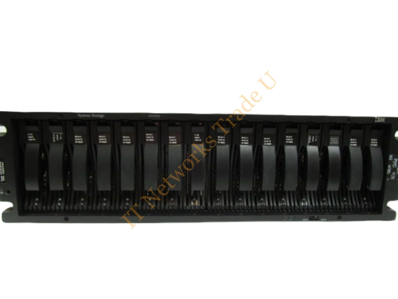 1818D1A IBM EXP5000 Expansion Unit 2x Power Supply 2x Controller 2x ESM Fiber Channel with Rails Network Storage System