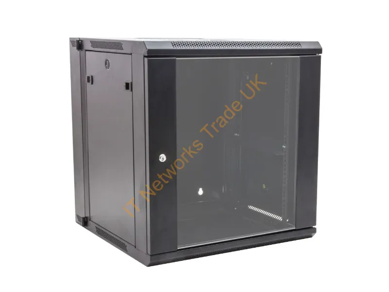 185-4765 - Racksolutions 185-4765 Rack Cabinet 12U Wall Mounted Rack Black