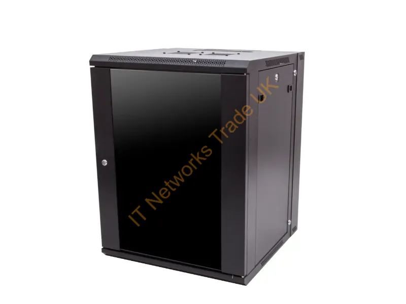 185-4766 - Racksolutions 185-4766 Rack Cabinet 15U Wall Mounted Rack Black
