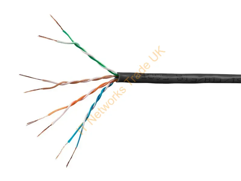 18564 - Monoprice 18564 Networking Cable Black 12000" (304.8 M) Cat6 U/Utp (Utp)