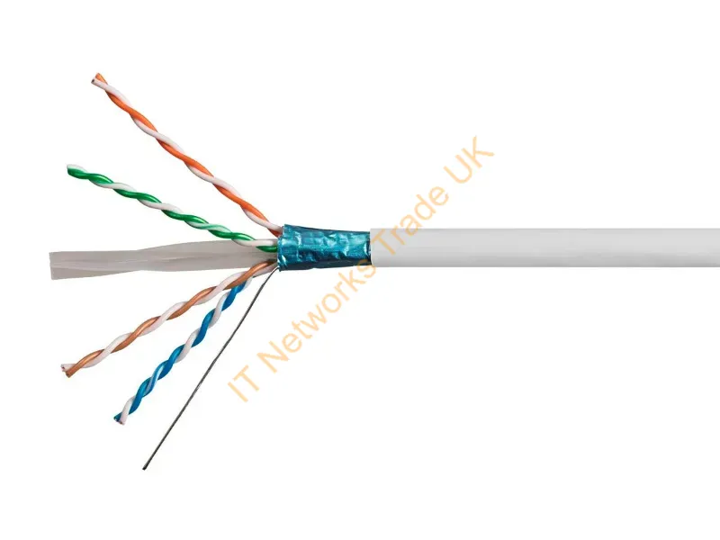18593 - Monoprice 18593 Networking Cable White 12000" (304.8 M) Cat6A F/Utp (Ftp)