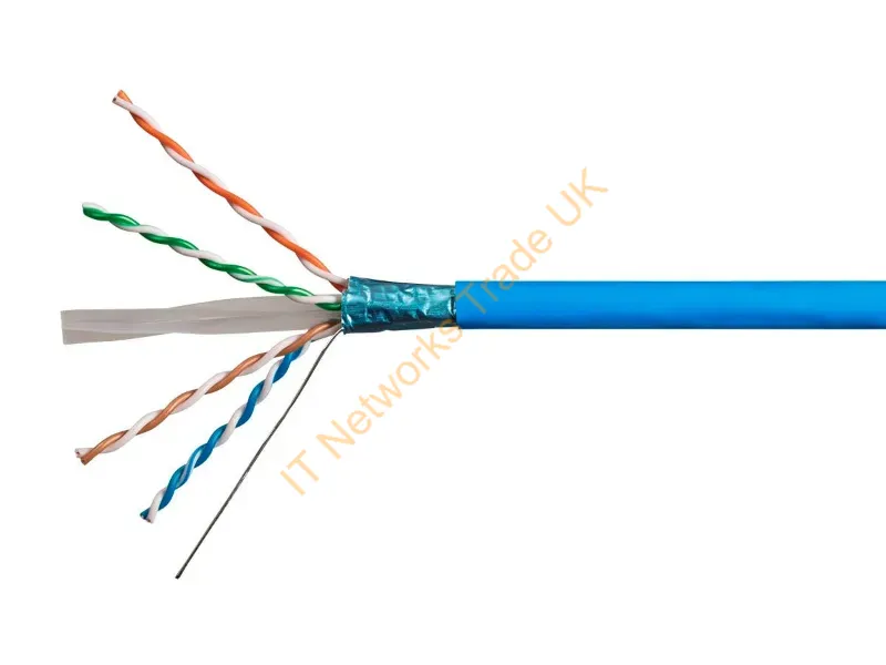 18608 - Monoprice 18608 Networking Cable Blue 12000" (304.8 M) Cat6 U/Ftp (Stp)