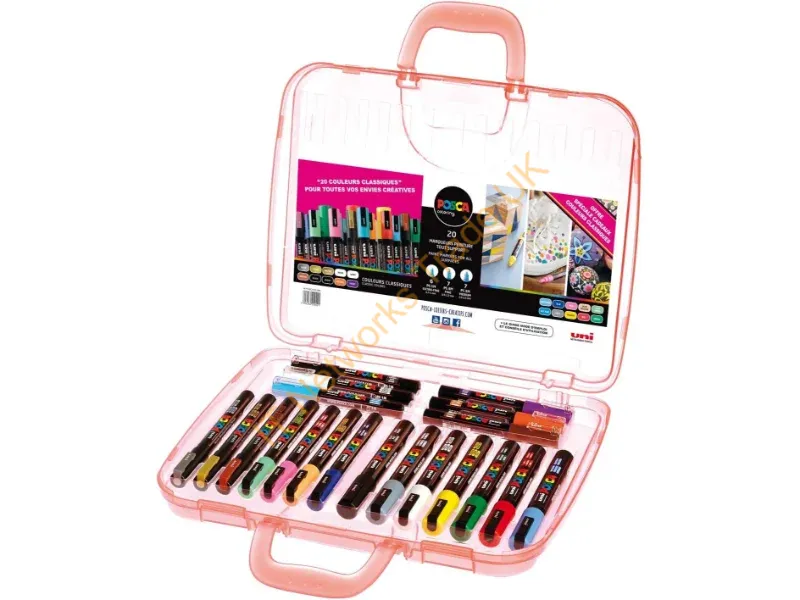 186817 - Uni-Ball 186817 paint marker Assorted colours 20 pc(s)