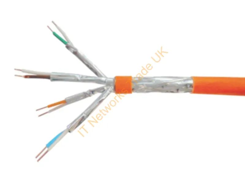 187321 - Equip Cat.7 S/FTP Installation Cable, LSZH, Solid Copper, 100m