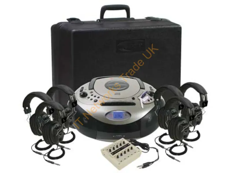 1886PLC-6 - Ergoguys Califone 1886Plc-6 Black, Silver Portable Cd Player