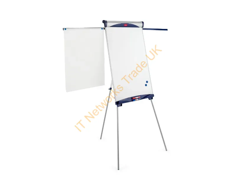 1901918 - Nobo Impression Pro Tripod Steel Magnetic Whiteboard Easel with Extended Display Arms