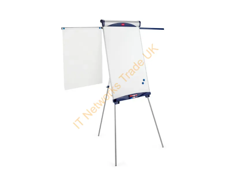 1902046 - Nobo Essence Tripod Steel Magnetic Whiteboard Easel with Extended Display Arms (Retail Packed)