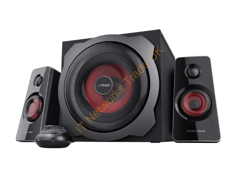 19023 - Trust GXT 38 2.1 speaker set 60 W Universal Black 2.1 channels 15 W