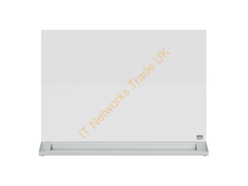 1905265 - Nobo Freestanding Magnetic Glass Desktop Whiteboard 58,5x44,7cm